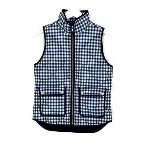 J. Crew Gingham Vest